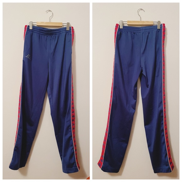 KAPPA blue, red and white track pants size M - Picture 2 of 10